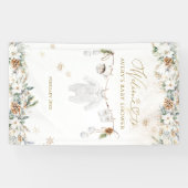 コールド外部の最も近いライン赤ちゃんシャワーへようこそ 横断幕 (横)