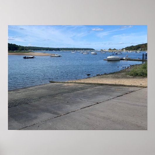 コールド春ハーバーロングアイランドニューヨーク ポスター (正面)