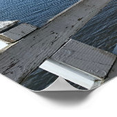 コールド春ハーバーロングアイランドニューヨーク ポスター (角)