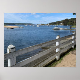 コールド春ハーバーロングアイランドニューヨーク ポスター