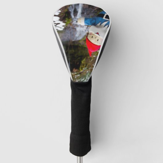 コールド滝格言 ゴルフヘッドカバー (正面)