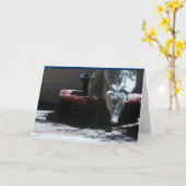 コールド足 カード (黄色い花)