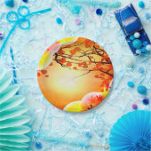 コールハーベストサンクスギビング秋秋 ペーパープレート (パーティー)