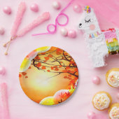 コールハーベストサンクスギビング秋秋 ペーパープレート (パーティー)