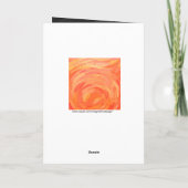 コールブラックモノグラムパーソナライズされた カード (裏面)