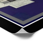 コールポーターアールデコ「ニューヨーカー」プリント16 x 20 ポスター (角)