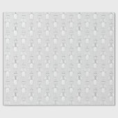 コールマイナーオングレーラッピング紙 ラッピングペーパー (フラット)