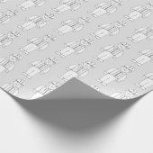 コールマイナーオングレーラッピング紙 ラッピングペーパー (角)