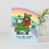 コールマイラッキーアイリッシュ格言St patricks day シーズンカード (スタンド正面)