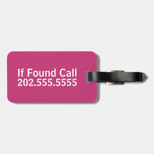 コールマゼもしンタの荷物タグが見つかりました ラゲッジタグ (裏面横)