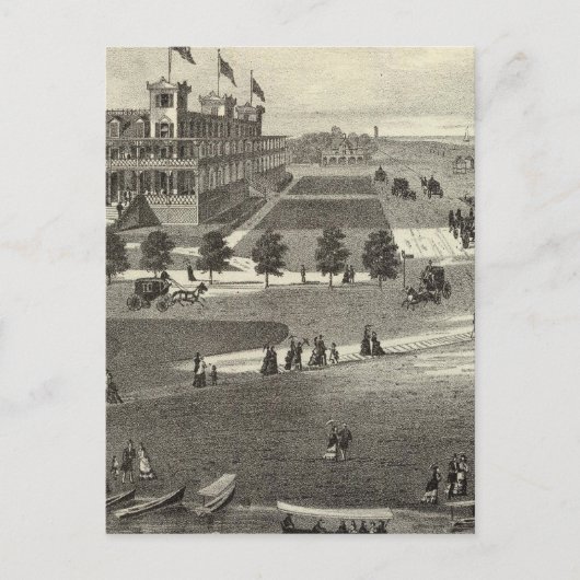 コールマン・ハウス、アズブリー・パーク、ニュージャージー州 ポストカード (正面)