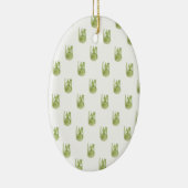 コールラビ壁紙 セラミックオーナメント (右)