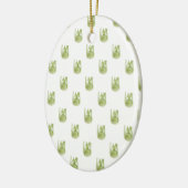 コールラビ壁紙 セラミックオーナメント (左)