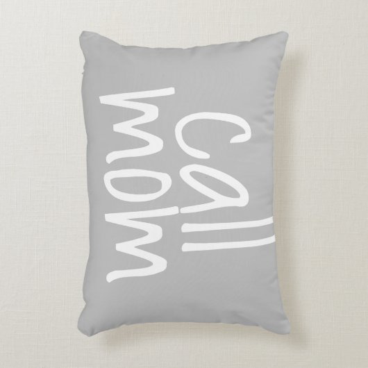 コール母文字母装飾用クッション アクセントクッション (正面(垂直))
