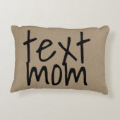 コール母文字母装飾用クッション アクセントクッション (裏面)