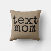 コール母文字母装飾用クッション クッション (裏面)