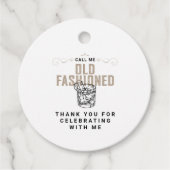 コール私の古いファッションドレトロホワイトウイスキー誕生日 フェイバータグ (正面)