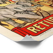 コール・ブラザーズ・サーカスがホームポスターを返す ポスター (角)