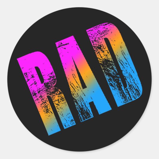 コーレイタイガー1980のレトロ素晴らしい ラウンドシール (正面)