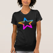 コーレイタイガー1980年代レトロ星 Tシャツ (正面)