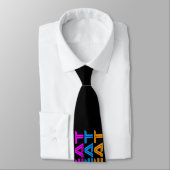 コーレイタイガー1980sフレッシュビートレトロネオン ネクタイ (タイ)