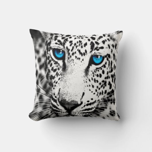 コーレイタイガー1980sレトロユキヒョウ クッション (正面)