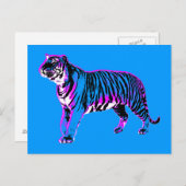 コーレイタイガー1980sレトロヴィンテージワイルドタイガー ポストカード (正面/裏面)