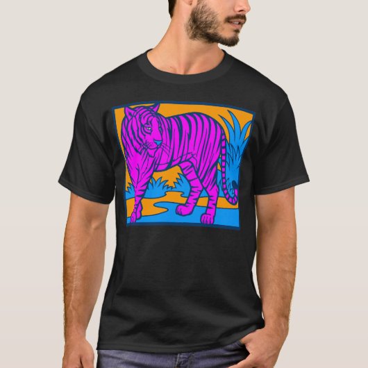 コーレイタイガー80のピンクタイガーシーン Tシャツ (正面)