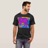 コーレイタイガー80のピンクタイガーシーン Tシャツ (正面フル)