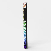 コーレイタイガー80sネオンレオパード顔(レインボー) Case-Mate iPhoneケース (裏面/左)