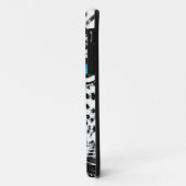 コーレイタイガー80sネオンレオパード顔（白い雪） Case-Mate iPhoneケース (裏面/左)