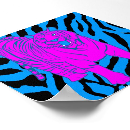 コーレイタイガー80sレトログローリングタイガー ポスター (角)