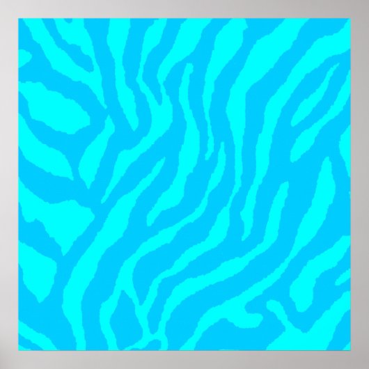 コーレイタイガー80sレトロタイガーパターン ポスター (正面)