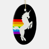 コーレイタイガー80sレトロユニコーンレインボー セラミックオーナメント (右)