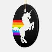 コーレイタイガー80sレトロユニコーンレインボー セラミックオーナメント (左)