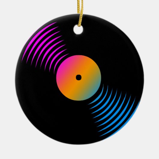 コーレイタイガー80sレトロレコードオーナメント セラミックオーナメント (正面)