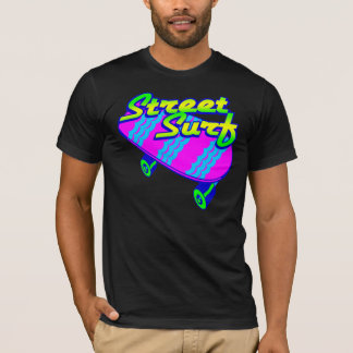 コーレイタイガー80sレトロ通りサーフスケートボード tシャツ