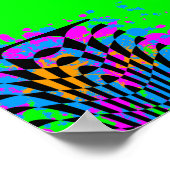 コーレイタイガー80sヴィンテージオペアート ポスター (角)