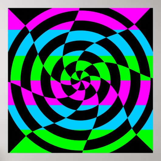 コーレイタイガー80sヴィンテージオペアート ポスター (正面)