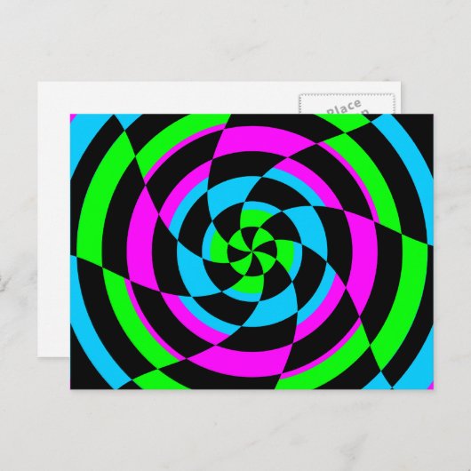 コーレイタイガー80sヴィンテージオペアート ポストカード (正面/裏面)