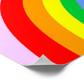 コーレイタイガー80sヴィンテージスタイルユニコーンレインボー ポスター (角)