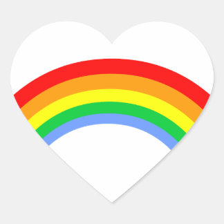 コーレイタイガー80sヴィンテージスタイルレインボー ハートシール