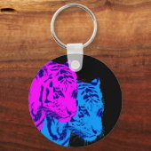 コーレイタイガー80sヴィンテージツインタイガース キーホルダー (正面)