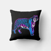 コーレイタイガー80sヴィンテージネオンブルータイガー クッション (裏面)