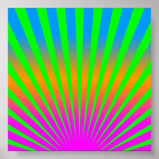 コーレイタイガー80sヴィンテージライジングサンストライプズ ポスター (正面)