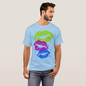 コーレイタイガー80sヴィンテージリップ&スターズキス tシャツ (正面フル)