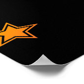 コーレイタイガー80sヴィンテージ星 ポスター (角)