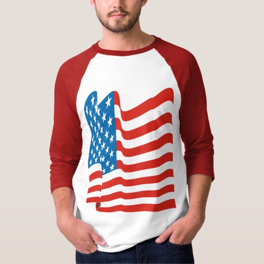 コーレイタイガー80sヴィンテージ米国国旗 tシャツ (正面)