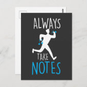 コーワシンガーミュージシャンミュージカルオーケストラ愛好家 ポストカード (正面/裏面)