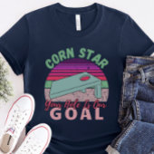 コーンおもしろいホールパーソナライズされたチームシャツ Tシャツ